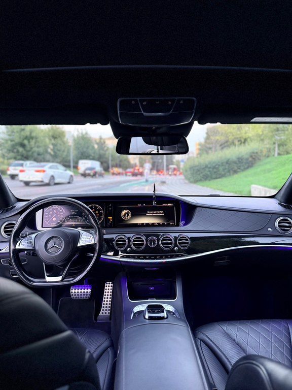 Mercedes S 550, 4.7 L, 2015 il, 143 000 km — Avtomobillər, Bakı (6)