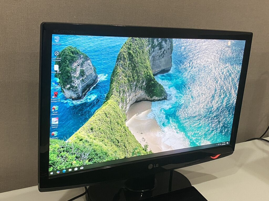 Stolüstü kompüter seti – sistem bloku + LG monitor 22 inch Ekranda — Masaüstü kompüterlər, Gəncə (2)