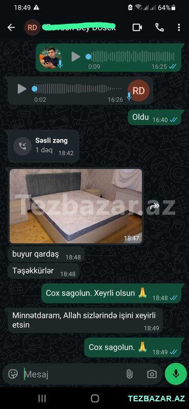 Ortopedik matraslar — Yataq mobilyası, Bakı (2)