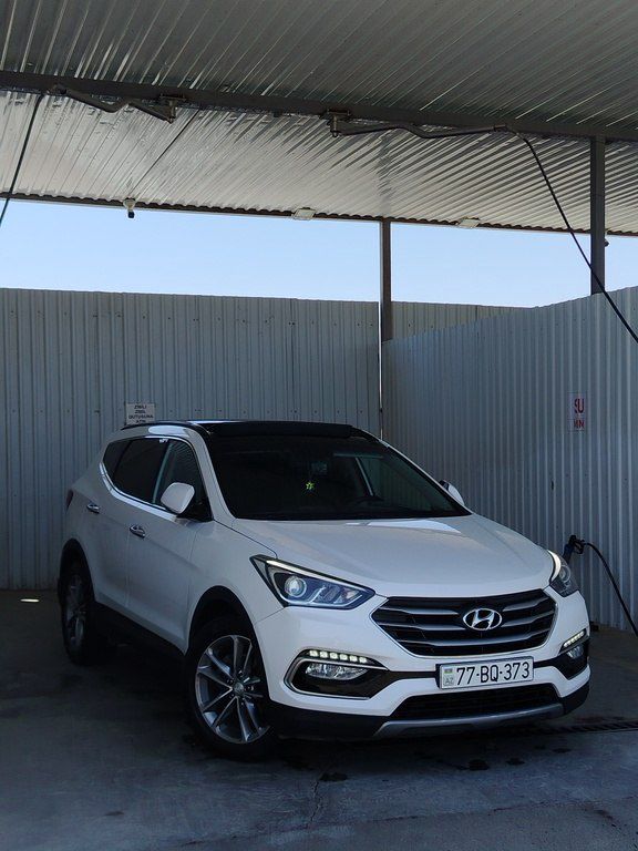 Hyundai Santa Fe, 2.0 L, 2015 il, 199 000 km 77-BQ-373 — Avtomobillər, Bakı (6)