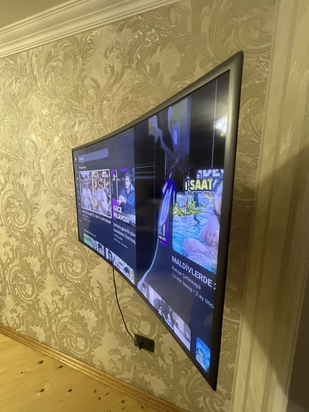 İşlənmiş Televizor Samsung LED ekran 55" Ünvandan götürmə — Televizorlar, Bakı (2)