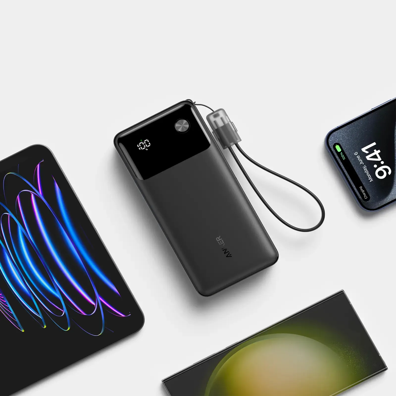 Power bank Anker A1384 20000mAh 30W (A1384H21) — Mallar, Bakı (5)