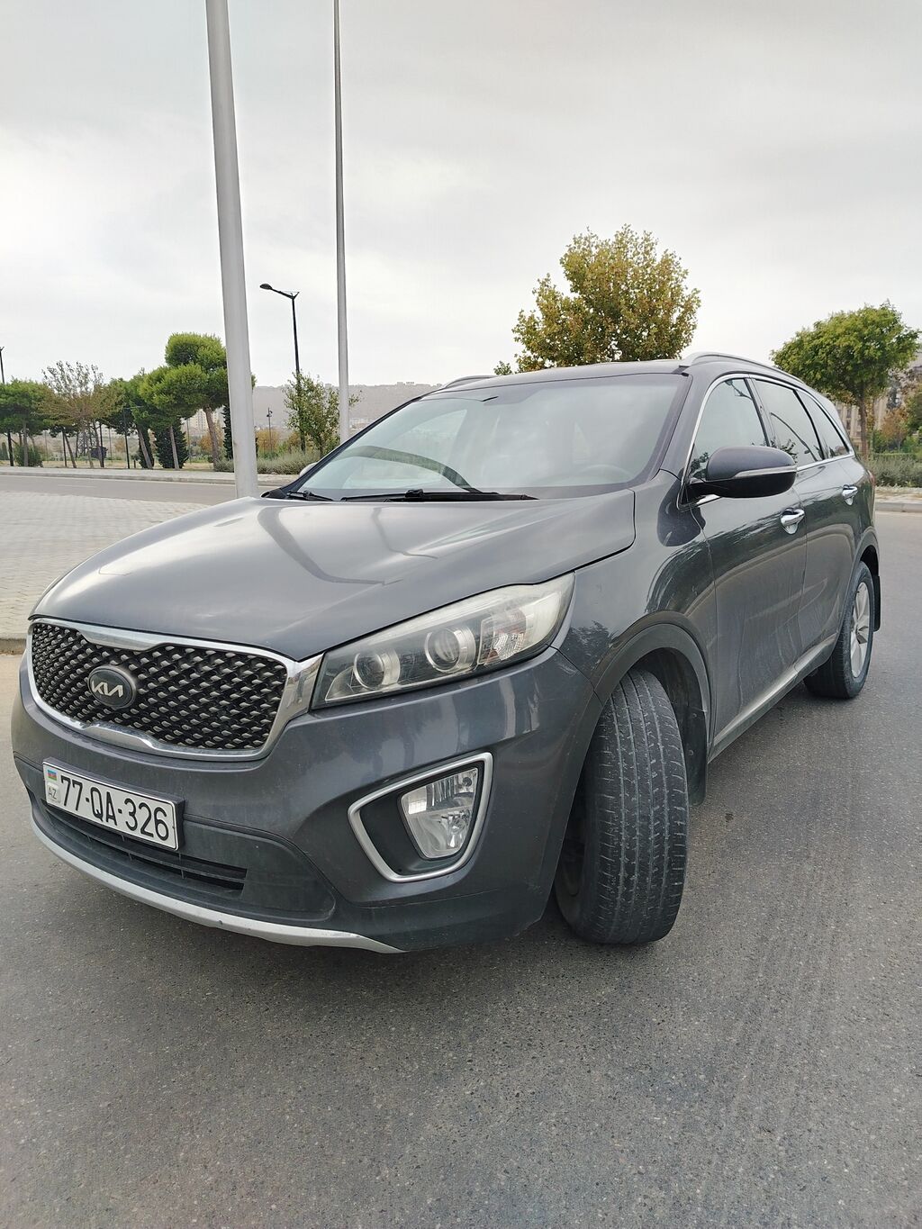 Kia Sorento SUV - Kuzov: 5 qapılı, tünd boz rəng - Mühərrik: GDI 77-QA-326 — Avtomobillər, Bakı (5)