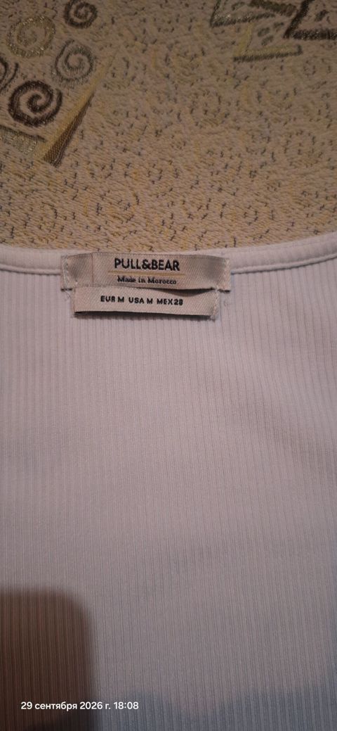 Pull&bearden qisagol koynek satilir.materiali strecdi,sinesi — Bakı