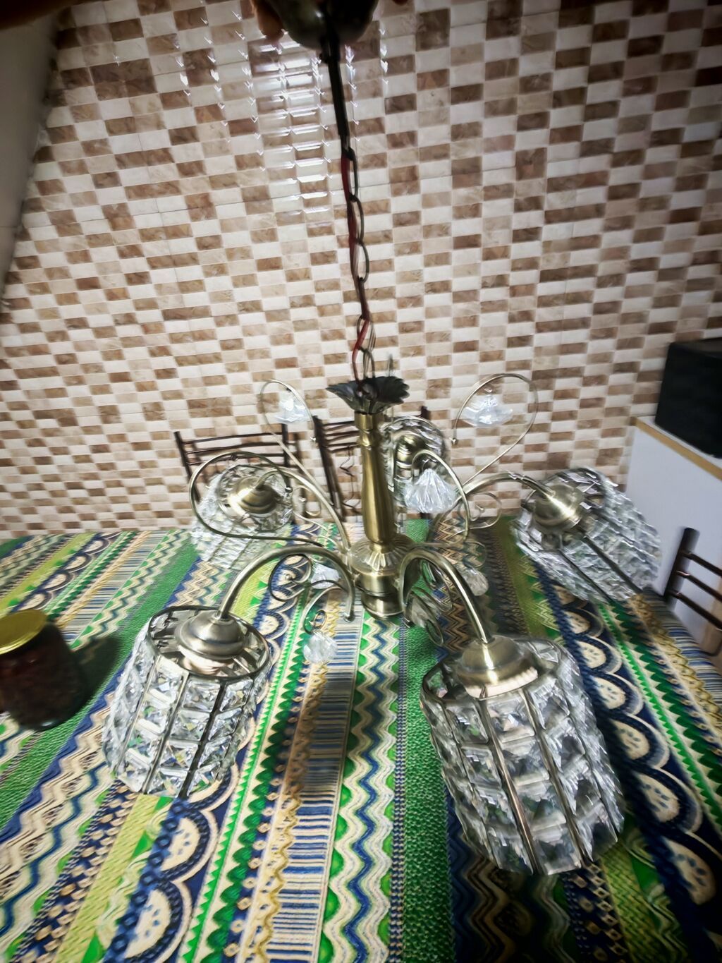 Çılçıraq, 5 lampa, Metal — Tavan is?qlar? v? cilc?raqlar, Bakı (3)