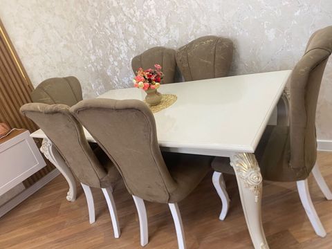 Masa 6 stul 500azn. Unvan Sumqayit (5659) aml — Bakı