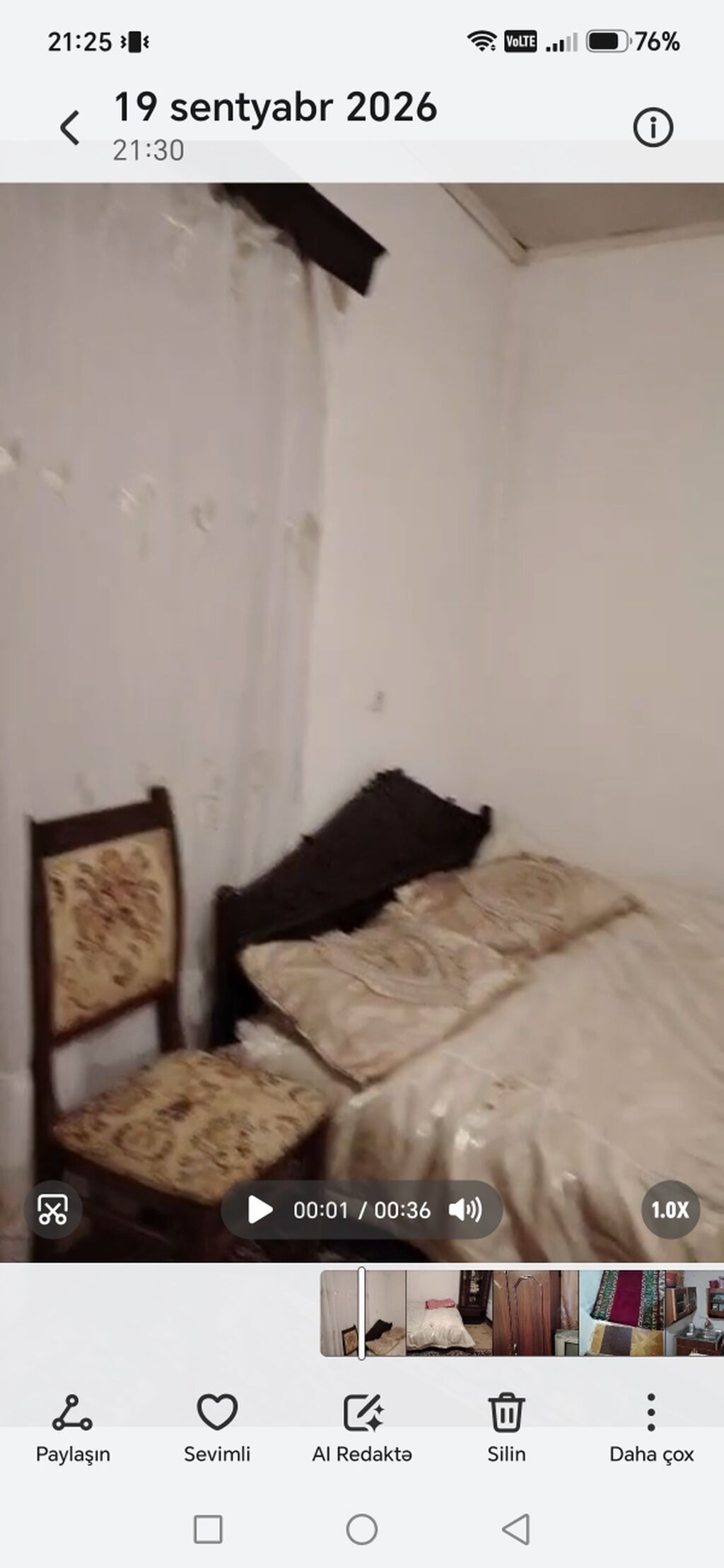 Bayilda akpende 2 otaqli ev oxlanlara kiraye verilir 200 manat — Ev, villa, Bakı
