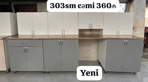 *Yeni Metbex mebeli Satılır*‼ Hazır əldədir Qiymet 360 manat Olcusu — Bakı