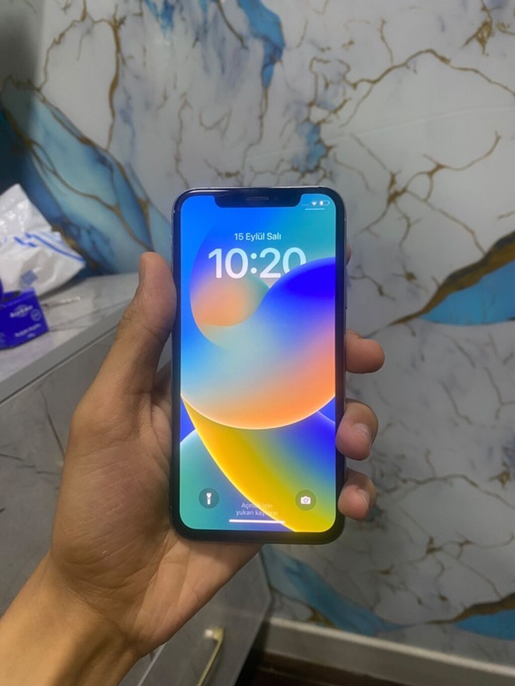 IPhone X, 64 GB, Gümüşü, Face ID — Apple iPhone, Sumqayıt (2)