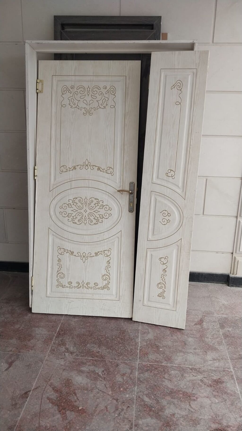 Qosa otaq qapisi 205/140sm 80azn Bine bolluq 1212 leli — Pəncərələr, qapılar, balkonlar, Bakı