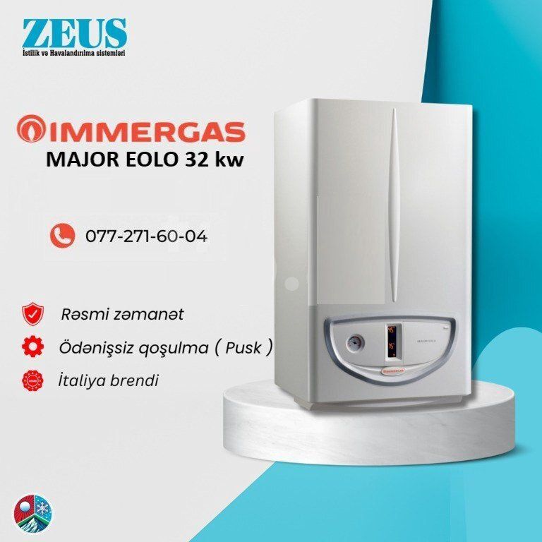 Kombi Immergas Major Eolo 32 kw — Ev texnikası, Bakı