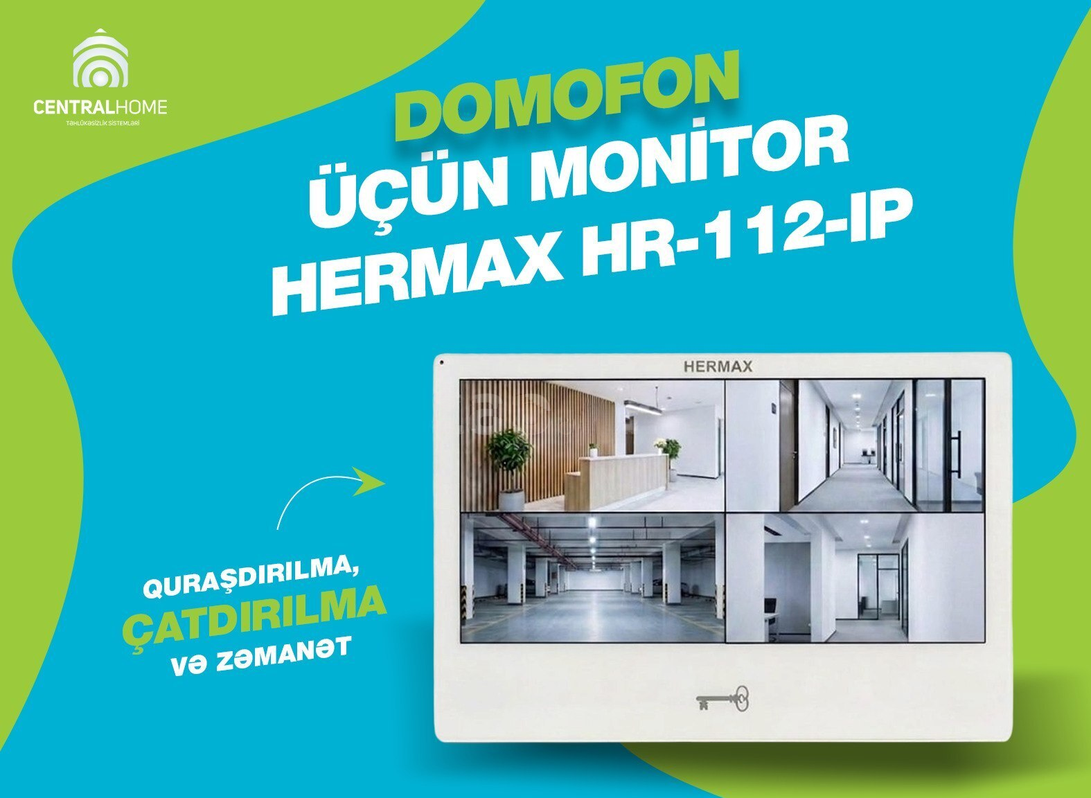 Video domofon Hermax HR-710M-FHD — Bakı
