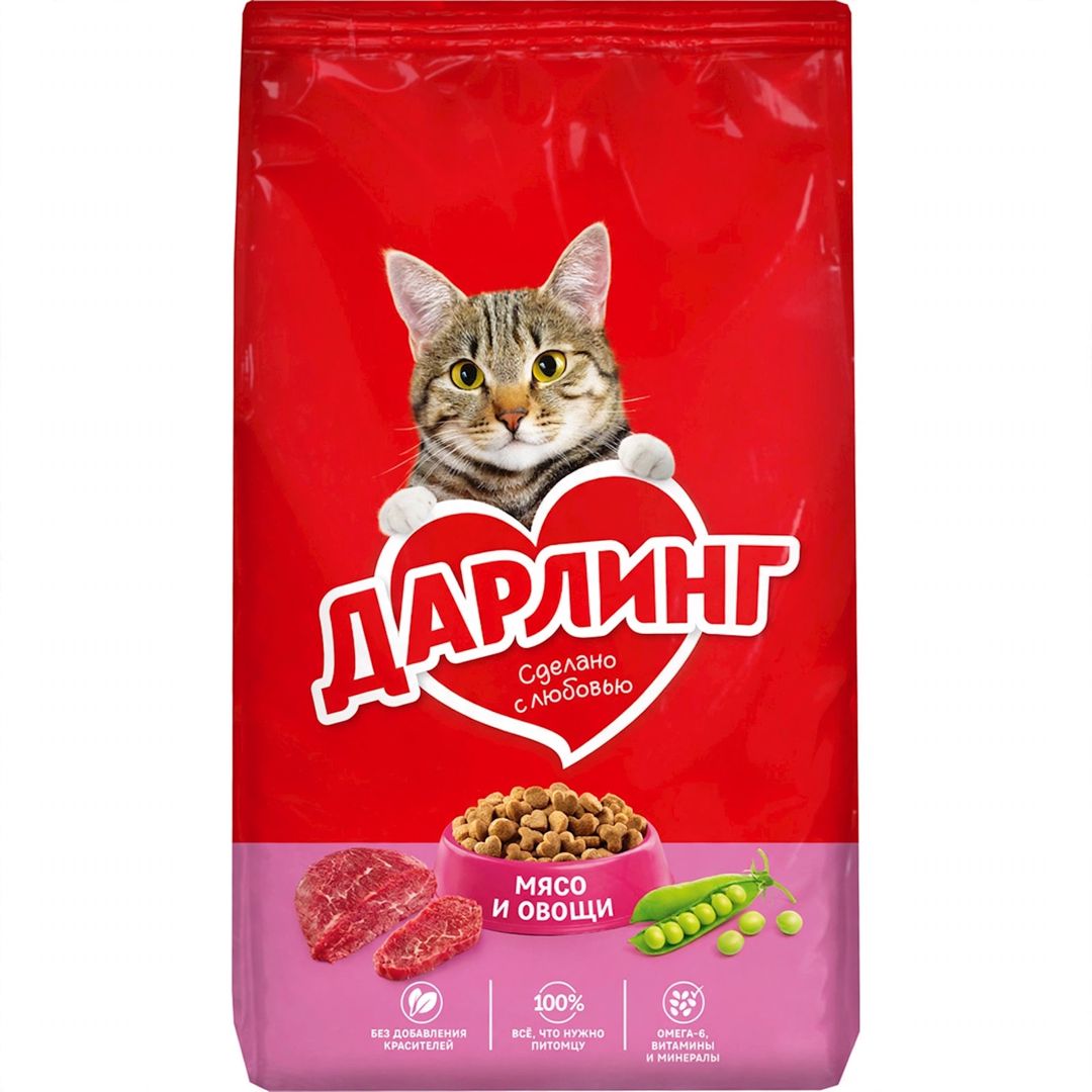 Quru yem pişiklər üçün Darlin Day Beef, 1.75 kq — Mallar, Bakı