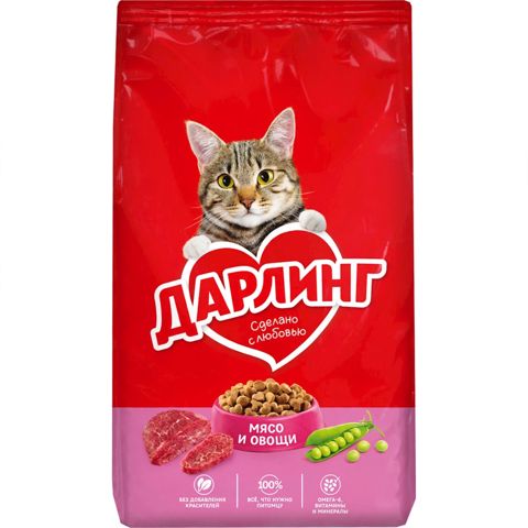 Quru yem pişiklər üçün Darlin Day Beef, 1.75 kq — Bakı