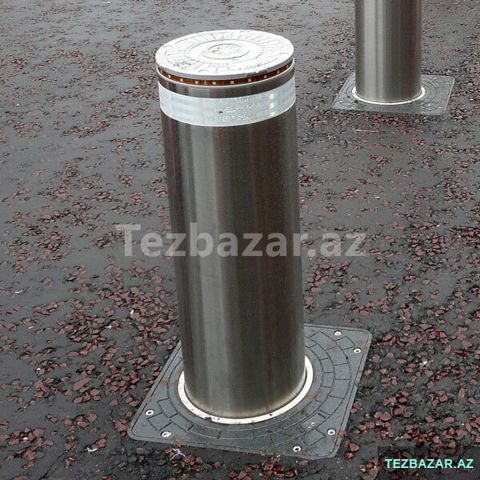 Yerden cixan şlaqbaum (bollard) sistem — Bakı