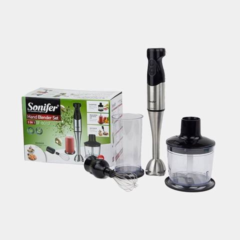 Sonifer Hand Blender Set 3 in 1 (SF-8013) - 3 funksiyalı dəst — VGR Electronics — Home Appliances