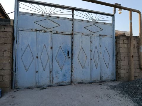 Dəmir darvaza – ikiqat açılan model ölçüsü4×3 - Material: qalın — Bakı