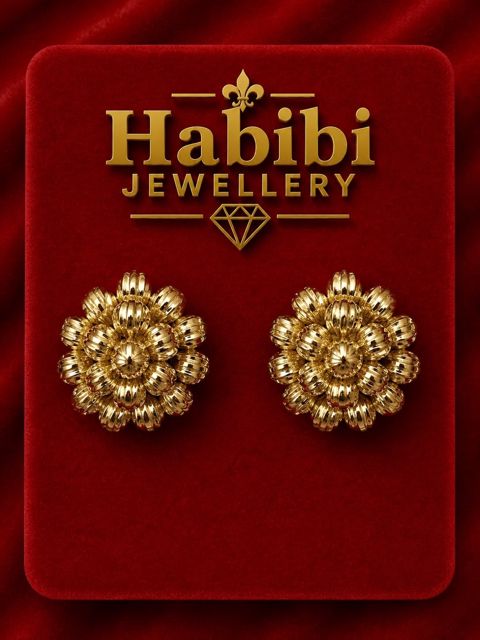 Qızıl sırğalar qadınlar üçün Habibi Jewellery HJ242 — Bakı
