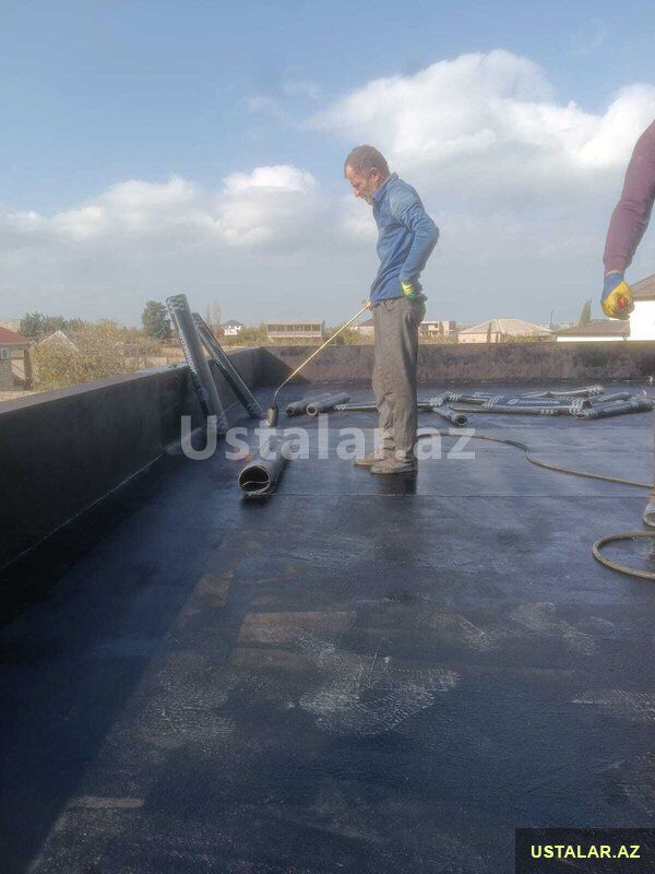 Tol və izolyasiya işləri — Dam və örtüklər, Bakı (9)