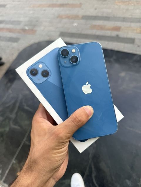 IPhone 13, 128 GB, Mavi, Face ID — Bakı