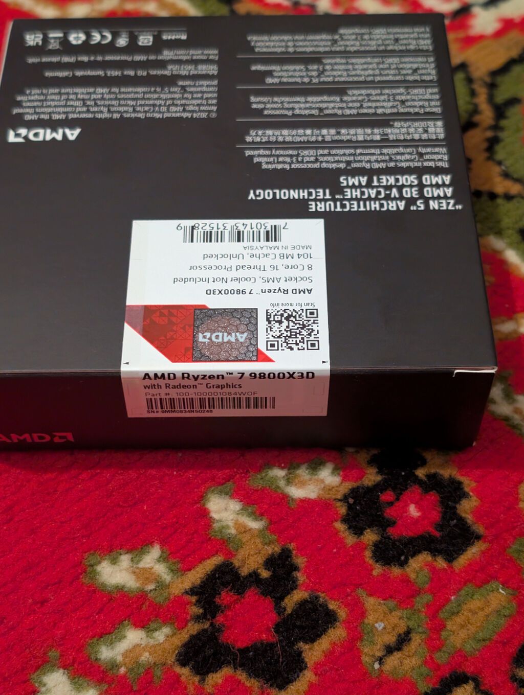 Məhsul: AMD Ryzen 7 9800X3D prosessor + ASRock X870E Nova Wıfı ana — Digər, Bakı (3)