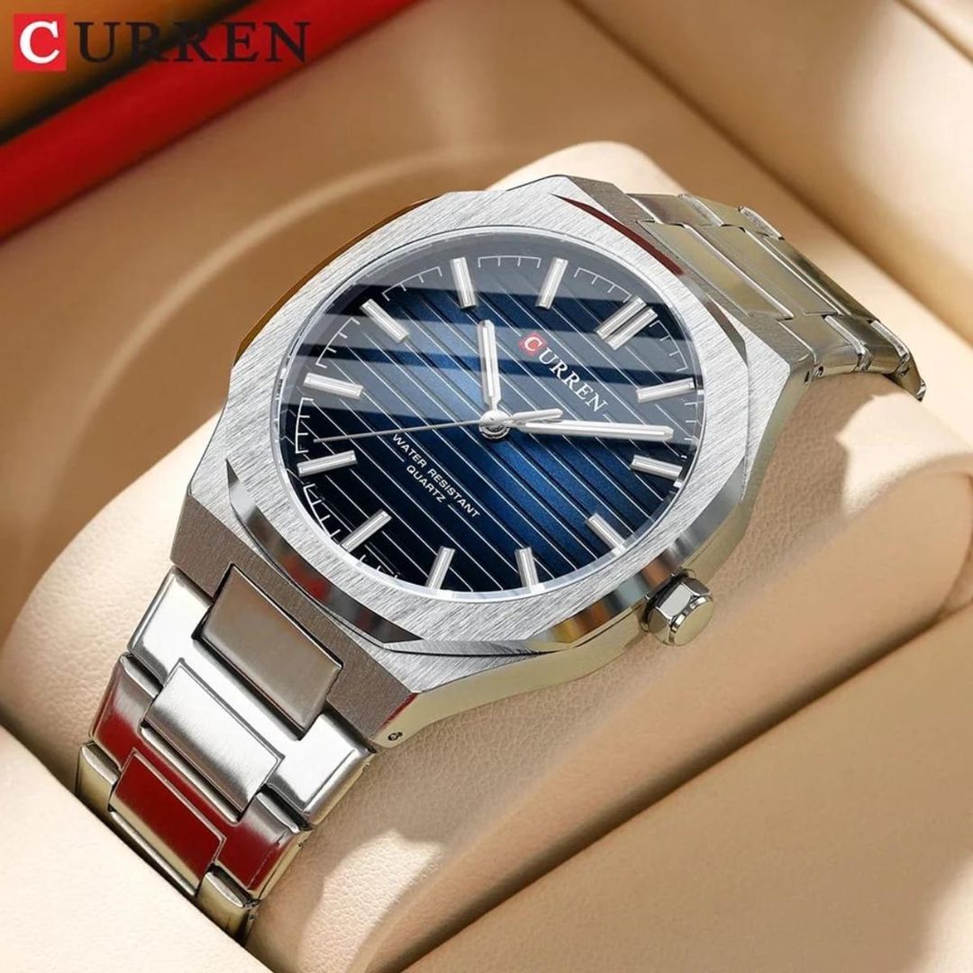 Kişi qol saatı C-8456 Silver — Mallar, Bakı (2)