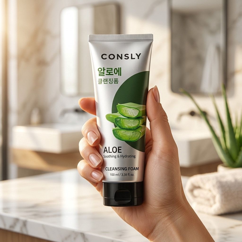 Üz yuma köpüyü Consly, Aloe Vera, 100 ml — Mallar, Bakı (2)