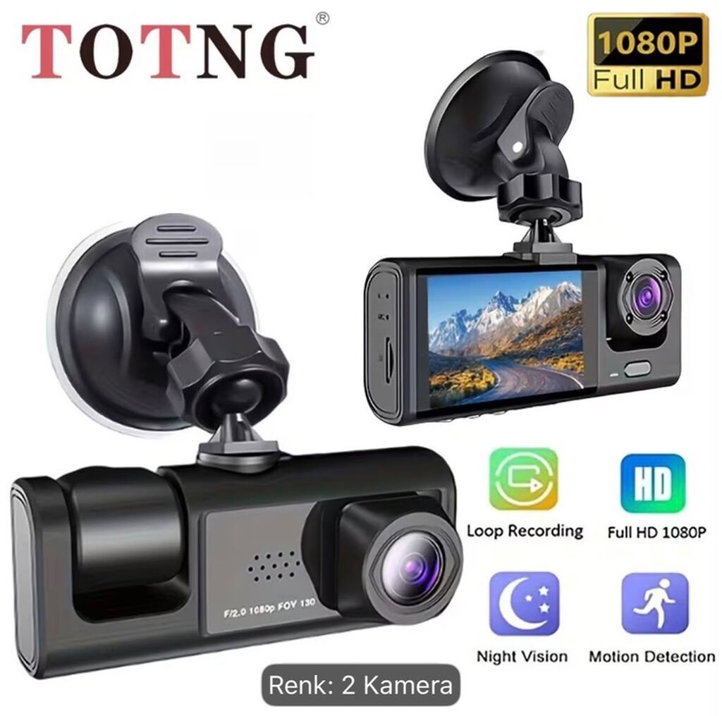 Vidio registatır Foxgod C309 ikikanallı avto‑videoqeydiyyatçı — Video qeydediciləri, Gəncə (5)