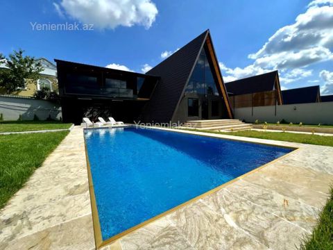 Günlük 5 otaqlı Həyət evi / Villa, 200 m², Qəbələ — House, cottage, summer house