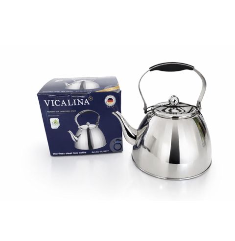 Çaydan Vicalina VL-9377, paslanmayan polad, 3 l, gümüşü — Bakı