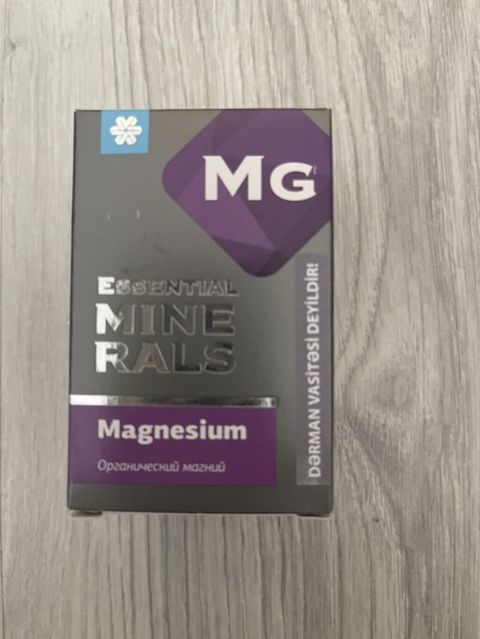 MG Essential Minerals – Magnesium Məhsul tipi: Maqnezium (organik — Kemale