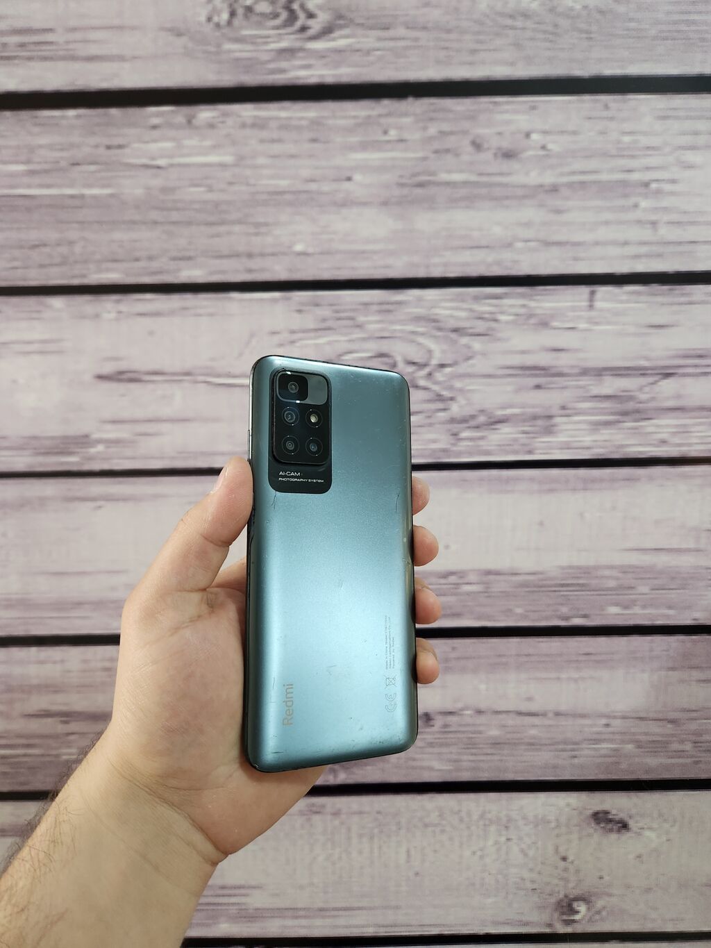 Redmi Note 10, 64 GB, rəng - Boz, Sensor — Xiaomi, Mingəçevir (2)