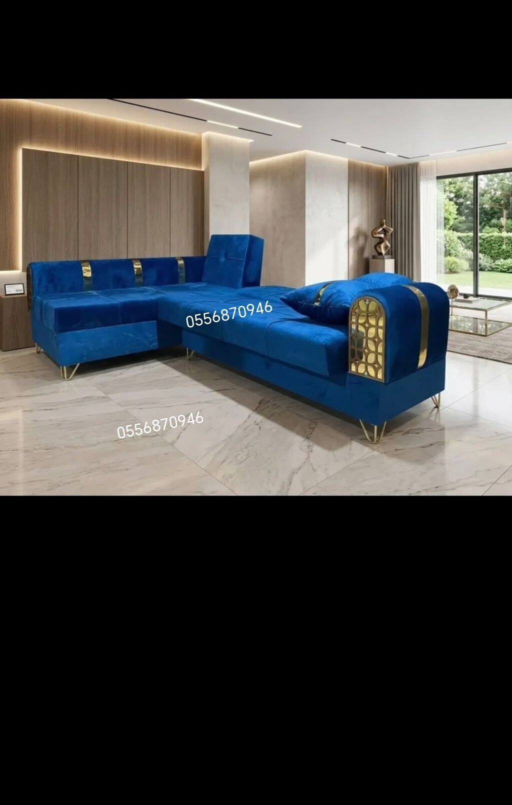 Künc divan, Yeni, Açılan, Bazalı, Parça, Şəhərdaxili pulsuz çatdırılma — Divanlər, Bakı (6)