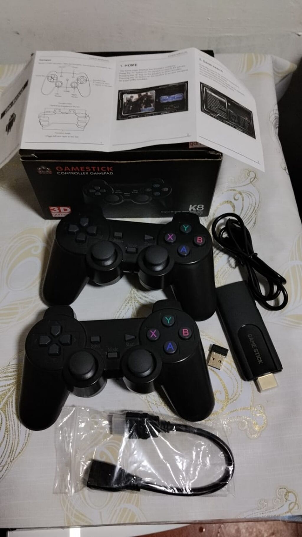 Gamestick K8 oyun konsolu seti 40000oyun Xüsusiyyətlər: - TV-yə — Oyunlar, konsollər və proqramlar, Sumqayıt (3)