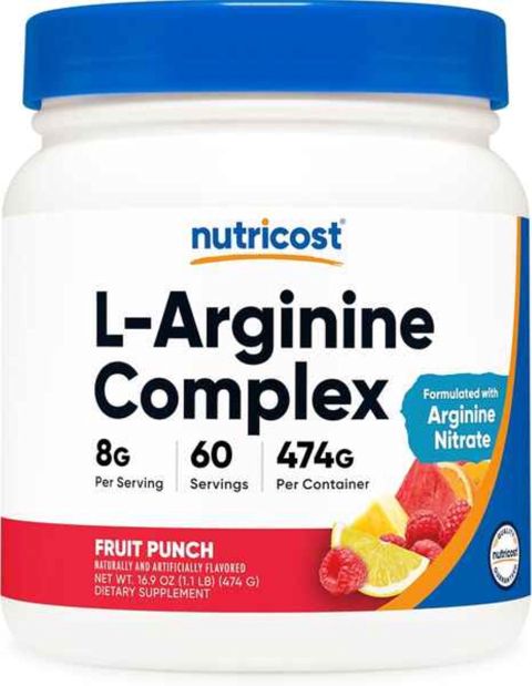Aminturşular Nutricost L-Arginine Complex 474 gr — Bakı