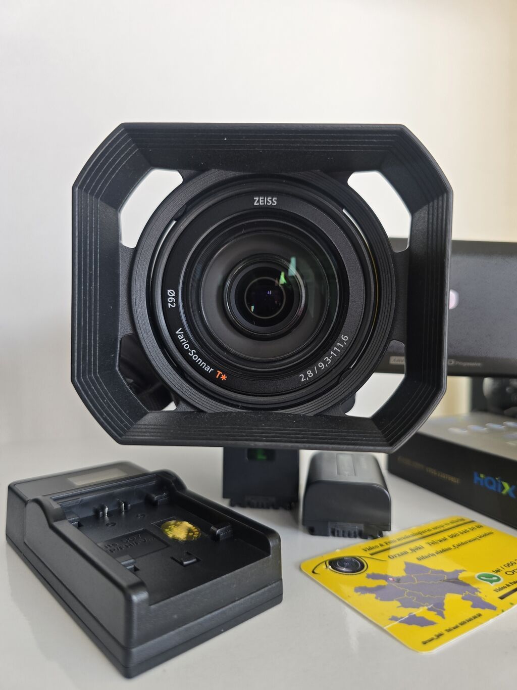 Sony CX900 FullHD 1920/1080 video kamera. Gəlmədir Azərbaycanda — Video kamera, Şəki (2)