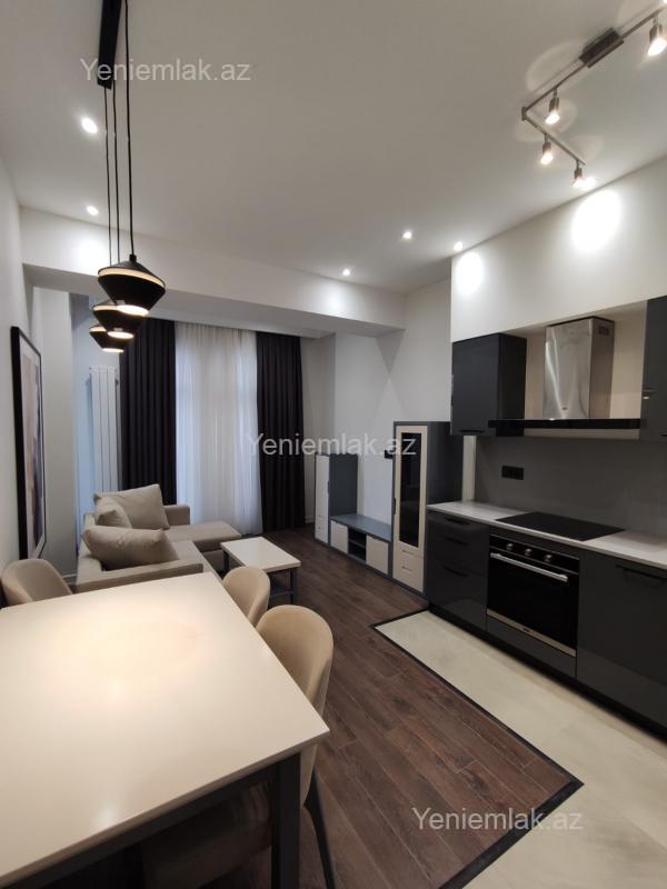 Kirayə 2 otaqlı Bina evi menzil (Yeni tikili), 55 m², Nəsimi rayonu — Mənzil, Bakı (5)