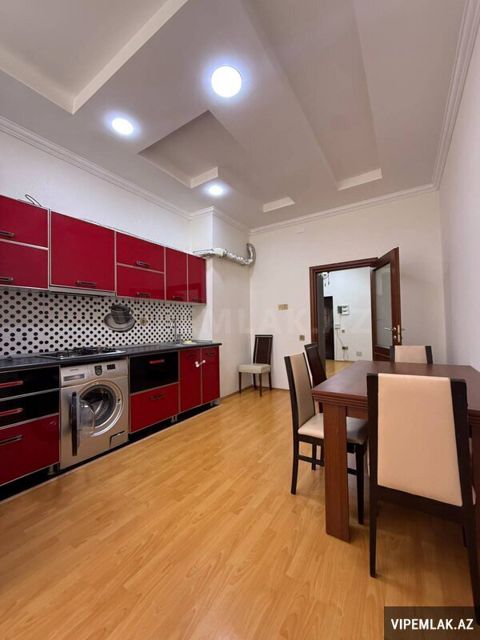 Nərimanov rayonunda 2 otaqlı Yeni tikili Kirayə verilir, 100 m² — Bakı