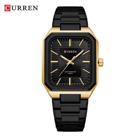 Kişilər üçün qol saatı Curren 8457, kvars, qara — Bakı