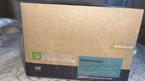 Siberian Super Natural Nutrition – Neurovision - Məhsul tipi: Bioloji — Masazır