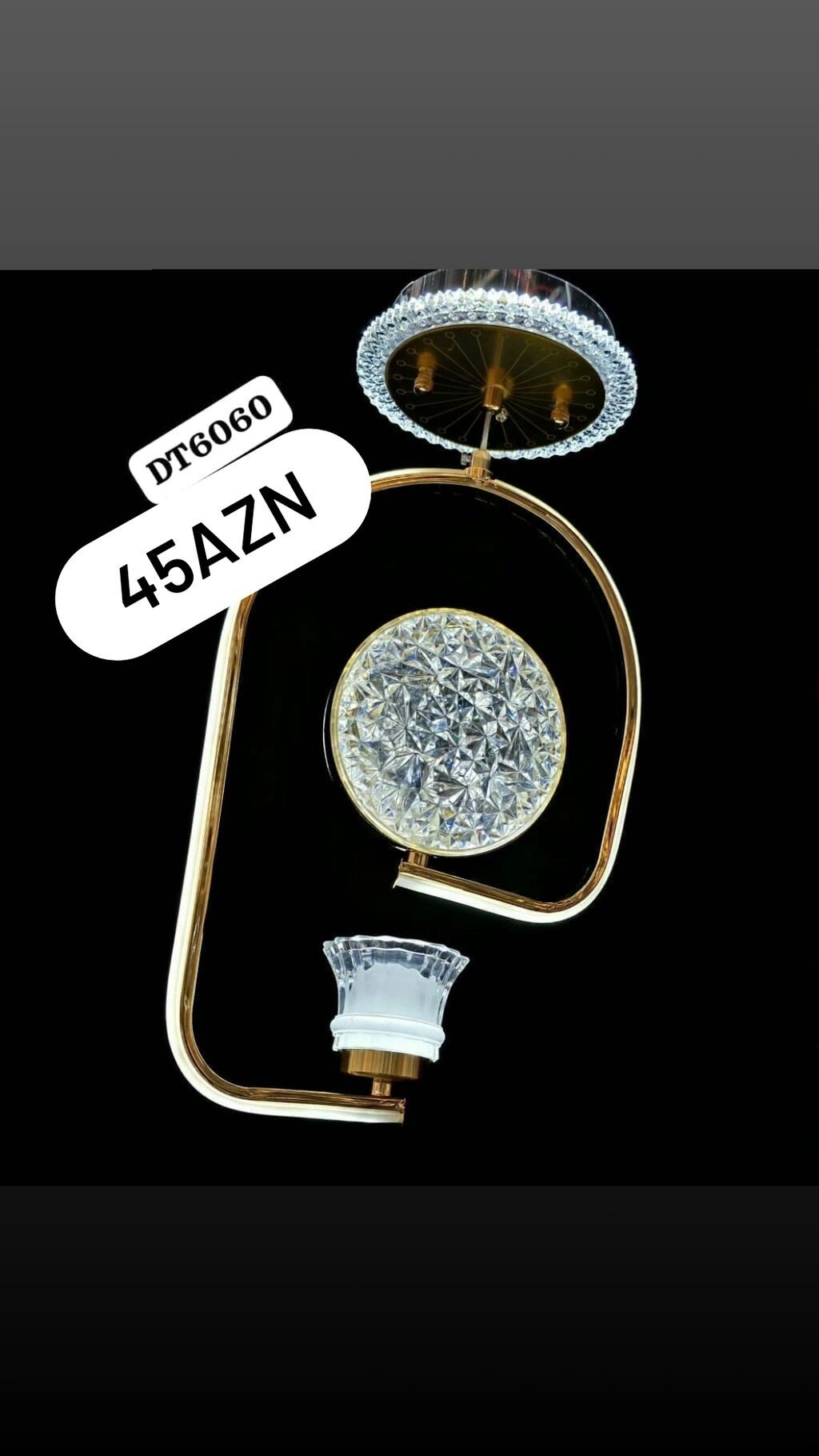 Led Çılçıraq, 3 lampa, Metal — Tavan is?qlar? v? cilc?raqlar, Sumqayıt (2)