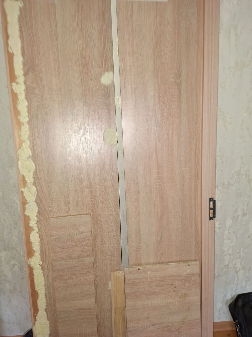 Yataq otağı üçün İşlənmiş Otaq qapısı 70x200 sm Çərçivə ilə, Ünvandan götürmə — Pəncərələr, qapılar, balkonlar, Güzdək (2)