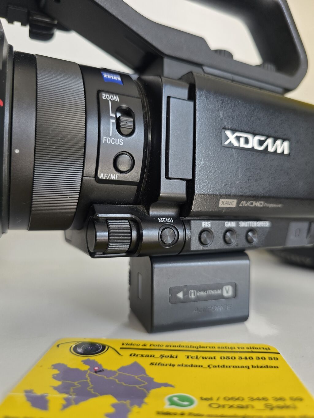 Sony Xdcam X70 peşəkar video kamera Üzərində 2 batareka adaptr və — Video kamera, Şəki (4)