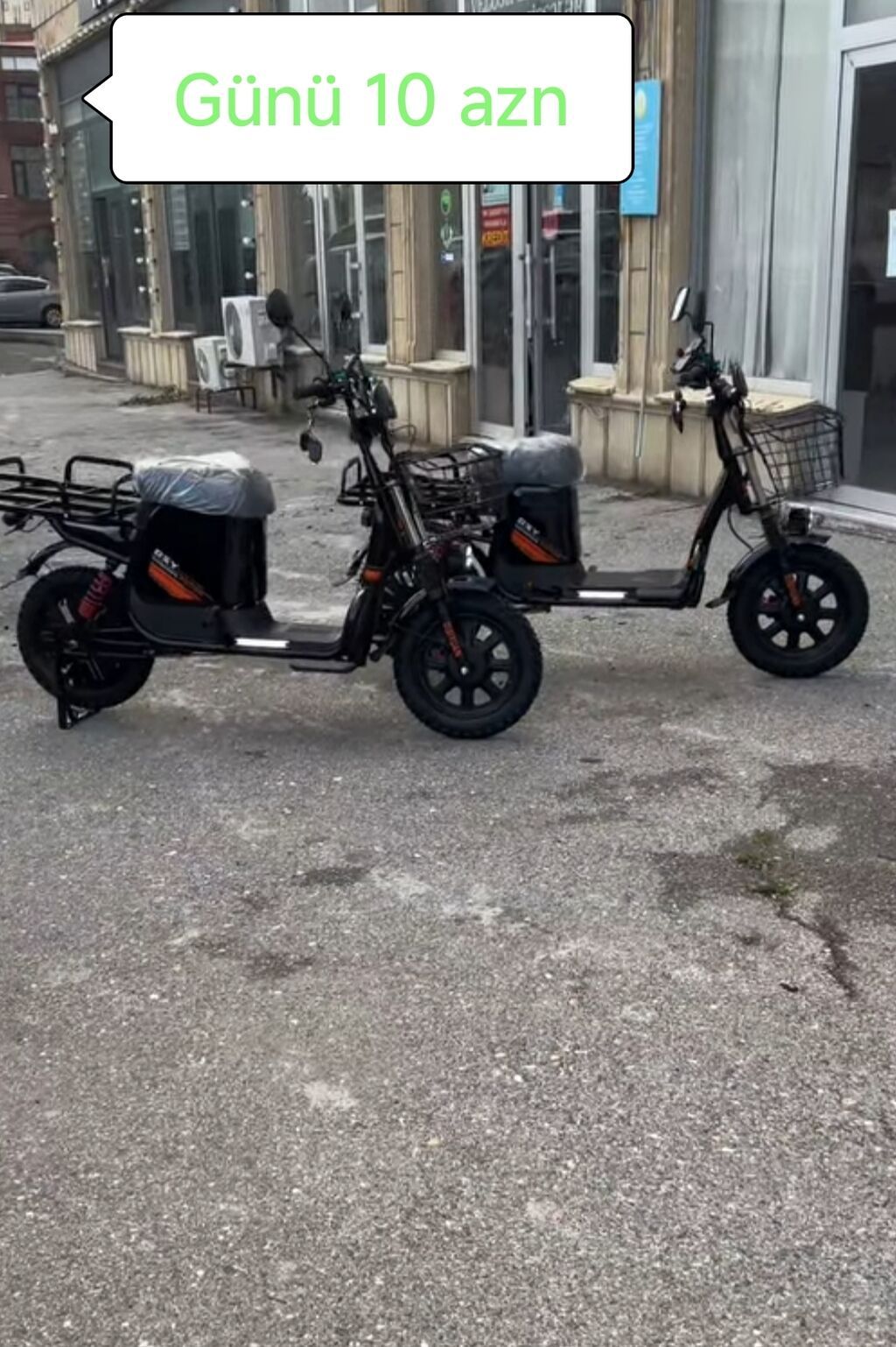 Elektrik skuter icarəsi - Günü 10 AZN 2 baterka verlir adapter verlr — Motosiklet və moped icarəsi, Bakı
