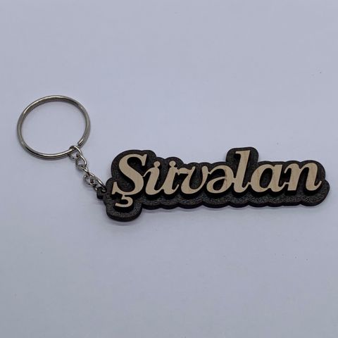 Brelok Şüvəlan, taxta — Bakı