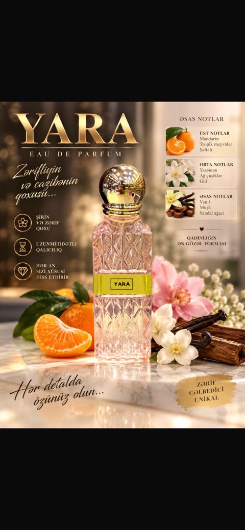 No Brand Yara ətir suyu uniseks, 30 ml — Bakı