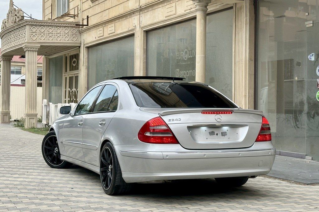 Mercedes E 240, 2.6 L, 2002 il, 318 000 km — Avtomobillər, Bakı (8)