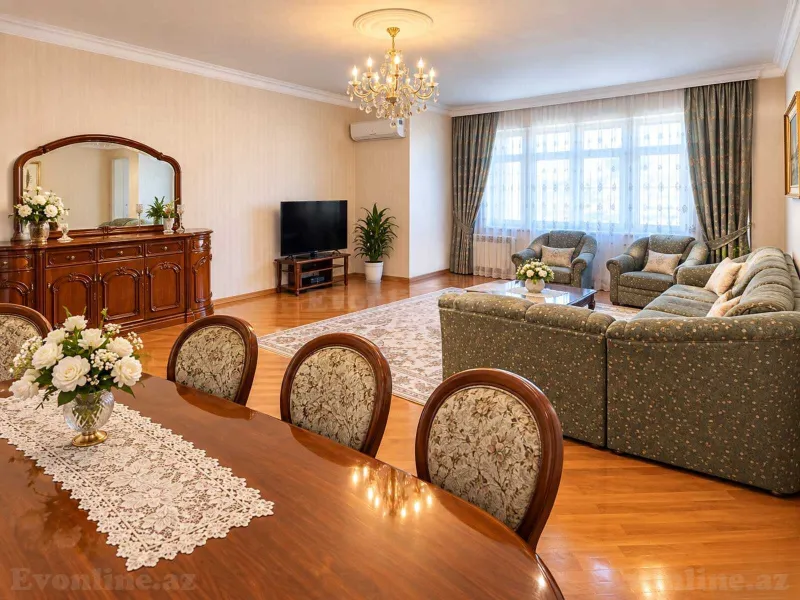 Satılır 4 otaqlı Mənzil Yeni tikili 190 m² Bakı, Nərimanov r — Bakı