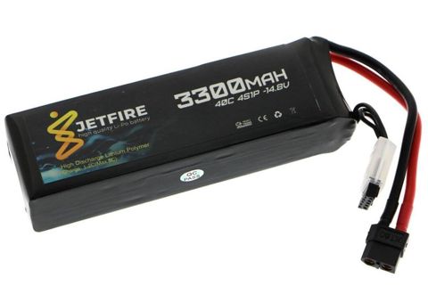 JetFire 14.8V 3300mAh 40C Li‑Po 4S batareya Yüksək cərəyan tələb edən — Bakı