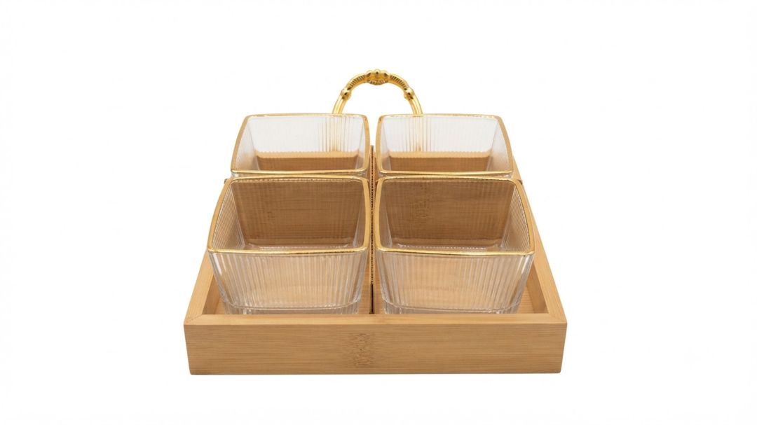 Çərəzlər üçün qab dəsti, 11 sm, 400 ml, bərkidilmiş şüşə — Mallar, Bakı